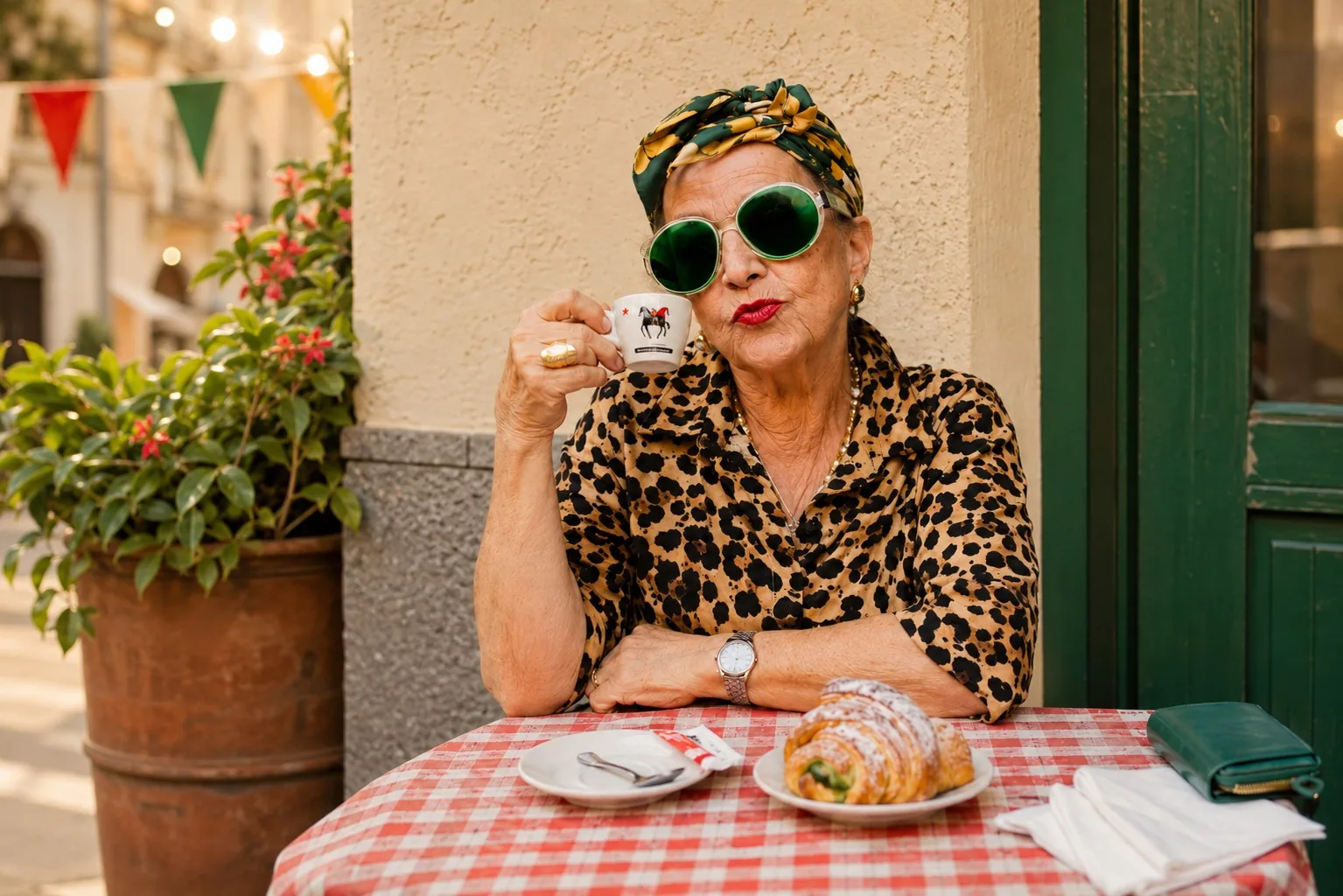 la Nonna, moderna y con carácter, en una mesa italiana